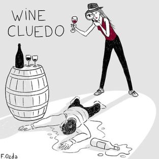 Wine cluedo