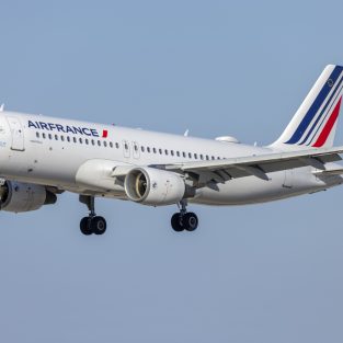 Luqa, Malta - July 5, 2021: Air France Airbus A320-214 (Reg.: F-GKXH) making the inaugural flight for the season to Malta.